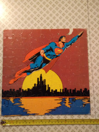 Uncut old Superman Jigsaw Puzzle.