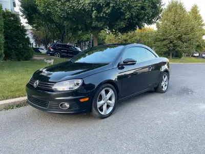 Volkswagen EOS 2012 décapotable Moteur 2L turbo Transmission automatique DSG Intérieur cuir noir Toi...