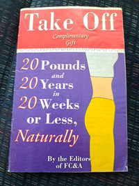 Book - Take Off.....20 Pounds Naturally & Eating For Health