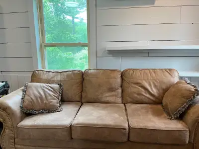 Comfortable Swede like couch!, View more