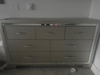 Dresser for sale with light up mirror 