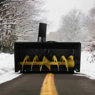 Dispositif de déneigement à chargeuse compacte, View more