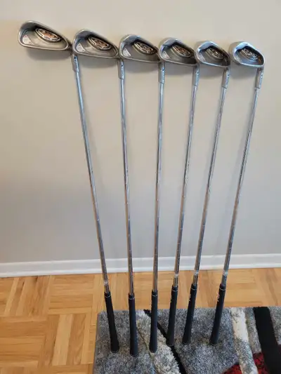Ping g10 RH irons! Black dot! Stiff flex shafts! , View more