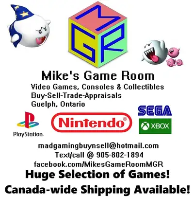 Mike's Game Room - Video Games available all across Canada!!, View more