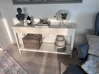 IKEA LIATORP Console Table – White/Glass – $60, View more