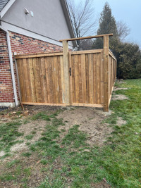 Fence and deck installation