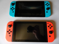 Two Nintendo Switches with custom firmware trade for ps5