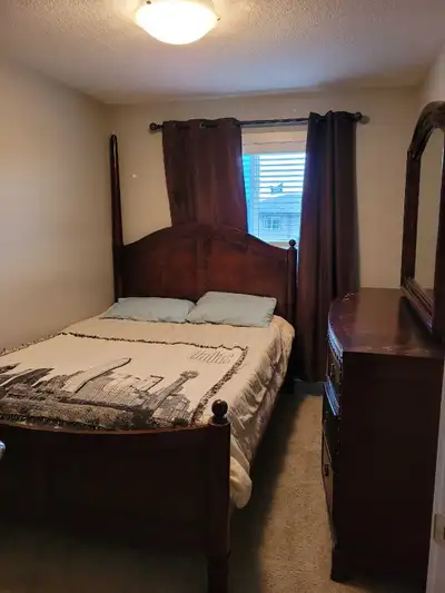 Reduced - canopy bed room set solid wood, View more