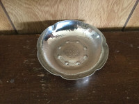 RARE *  Stainless Steel Hand Beaten * DISH