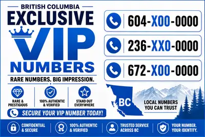 VIP number for VIP personality contact on #6044450000, View more