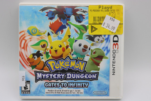 Pokémon Mystery Dungeon: Gates to Infinity. Nintendo 3DS (#156) in Nintendo DS in City of Halifax