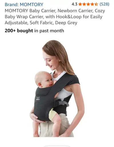 New - Momtory Baby carrier, View more