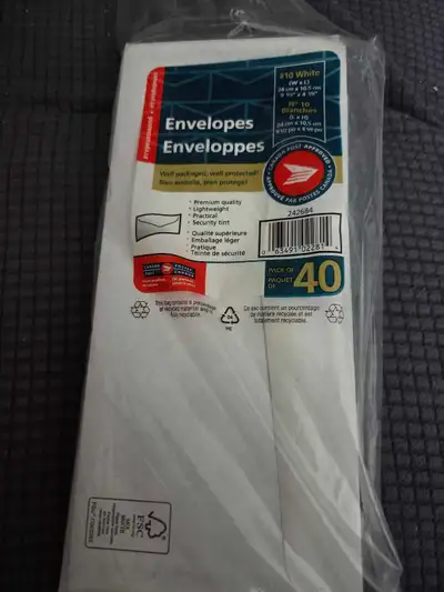 Canada Post #10 Envelopes , View more