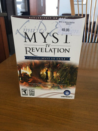 Jeux MYST IV REVELATION (MYST III EXILE included)