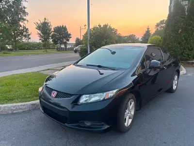 514-619-8024 MONTREAL 2013 HONDA CIVIC COUPE LX – MANUAL TRANSMISSION – SPORTY UPGRADE 1.8L 4 CYLIND...