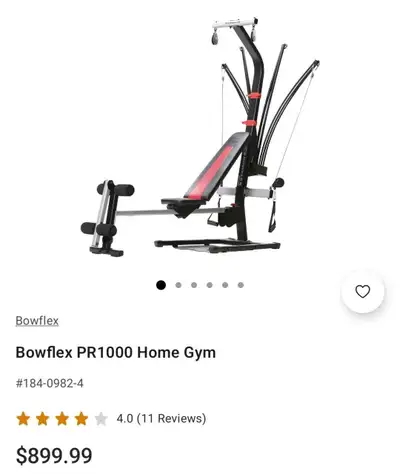 Bowflex PR1000 Home Gym, View more