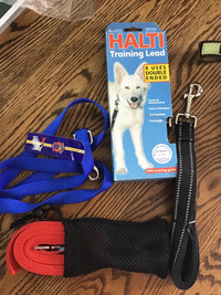 4 NEW dog leashes 