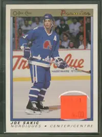 90/91 O-Pee-Chee Premier Joe Sakic Quebec Nordiques Card Lot