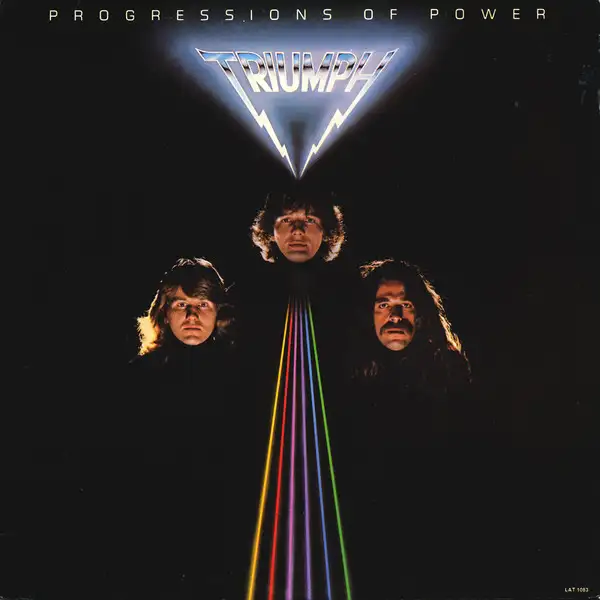 Triumph 1980 LP record album Progressions of Power vinyl in CDs, DVDs & Blu-ray in Markham / York Region - Image 2