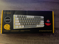 Brand new 60% mechanical keyboard. Hot swappable Red switches