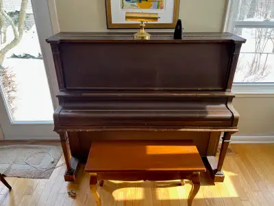 Free Heintzman Upright Piano, View more