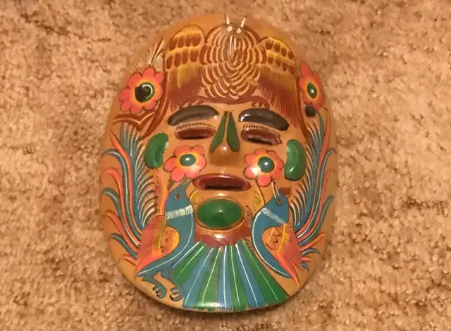 Terracotta tribal wall art masks - read ad for price in Outdoor Décor in London - Image 8