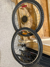 26” mountain bike wheel set 