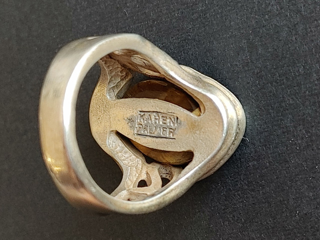 Signed Karen Palmer Ring - Size 7 in Jewellery & Watches in Kitchener / Waterloo - Image 2
