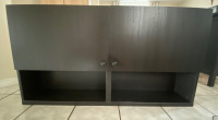 Wall Cabinet - Black Brown
