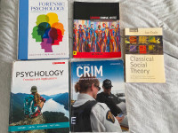 For Sale: Psychology & Criminology University Text Books