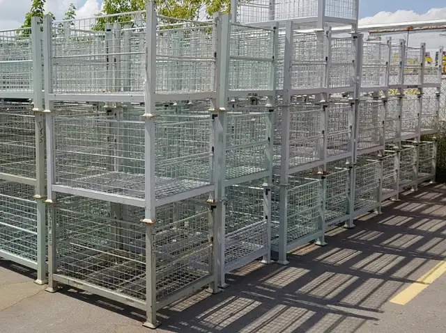 $ 99 USED WIRE MESH BINS, WIRE BASKETS. LOWEST PRICE ON KIJIJI. in Other in Edmonton - Image 7