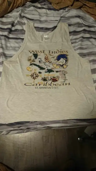 Sleeveless Caribbean shirt  XXL, View more