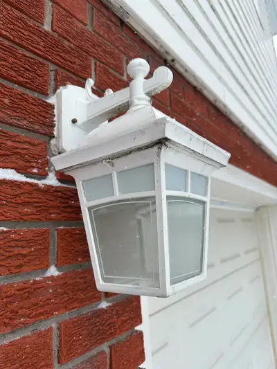 2 Garage Outdoor Wall/Coach lights, View more