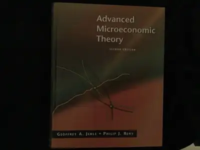Advanced microeconomic theory by jehle and reny 2e, View more