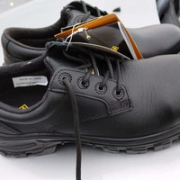 Terra F2413-1 SAFETY SHOES, LACE-UP, BLACK LEATHER/POLYURETHANE/