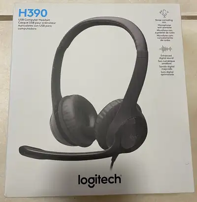 Logitech H390 Wired Headset for PC/Laptop, View more