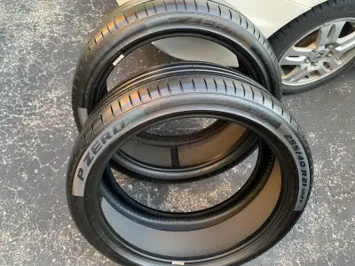 we are selling one set of two All season high performance tires. $100 each. No damage good condition...