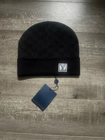 Black LV beanie, View more