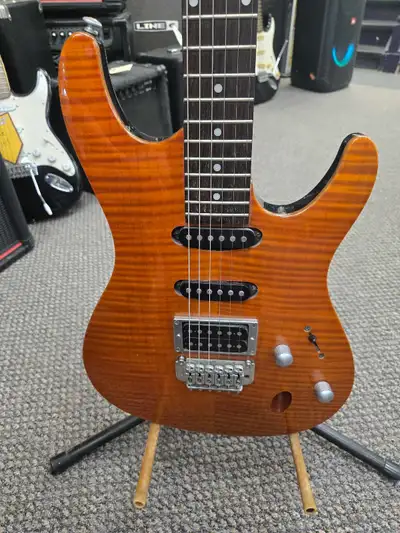 Ibanez SA Series Electric Guitar - Amber Sunburst, View more