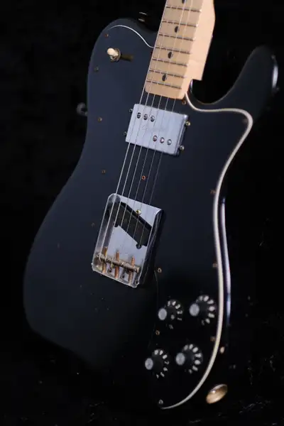 For sale is a rare Fender Custom Shop Limited Edition '72 Telecaster Custom Relic, finished in Black...