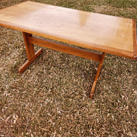 Sensational 70's solid wood danish table