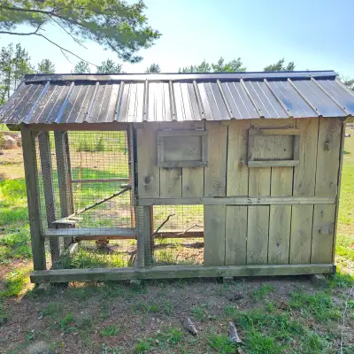 Solid Wood Chicken Coop for 10-20 chickens , View more