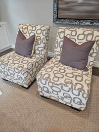 2 accent chairs 