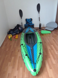 Kayak équipé ou seul