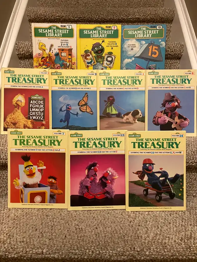 Vintage Sesame Street books