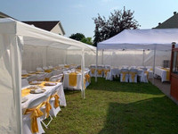 Tents 10 by 10ft, 10 by 20ft and 10 by 30ft  with installation.