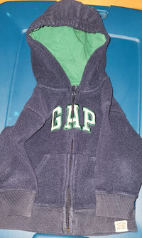 Baby GAP zip up hoodie fleece 18-24 months