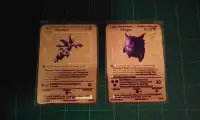 Pokemon Cards Custom Metal Gold Ghost Evolutions