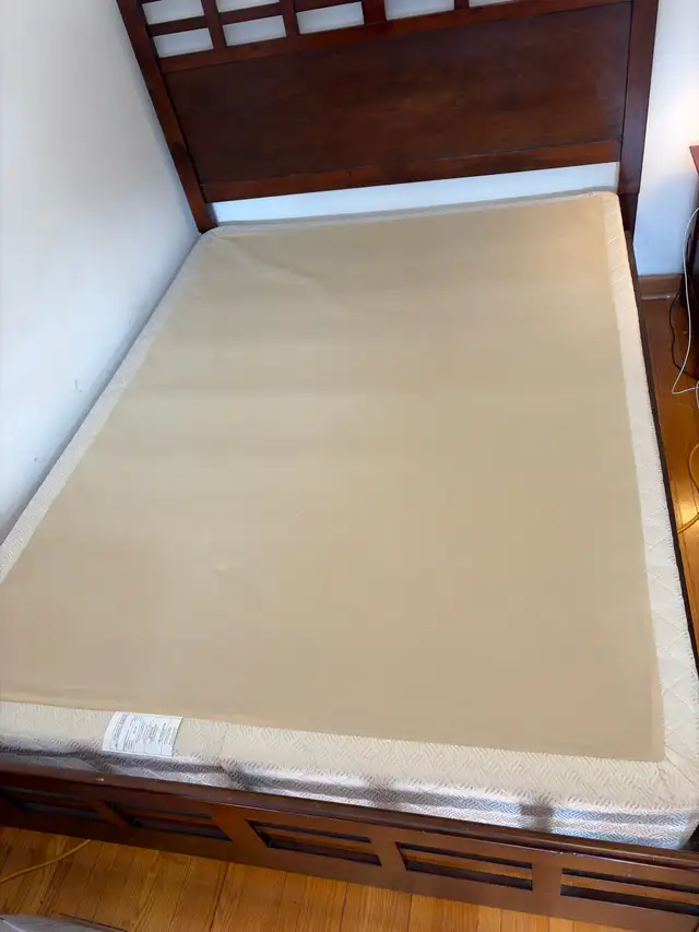 Queen Bed Frame + Matress in Beds & Mattresses in Mississauga / Peel Region - Image 3