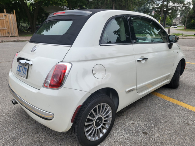 2012 Fiat 500c Lounge Convertible – Auto!  Low KM’s!  Safety Inc in Cars & Trucks in Markham / York Region - Image 4